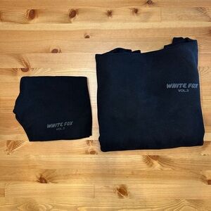 White Fox Boutique Hoodie/Shorts Set